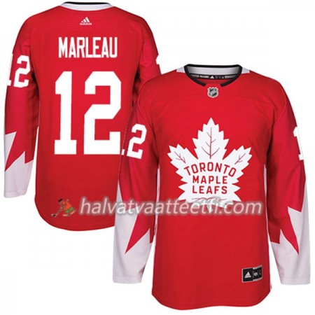 Miesten NHL Toronto Maple Leafs Pelipaita Patrick Marleau 12 Adidas 2017-2018 Rot Alternate Authentic